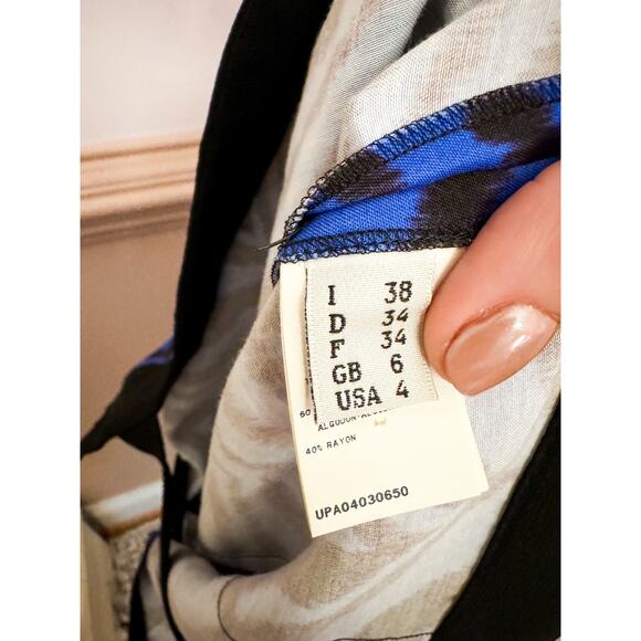 Emanuel Ungaro Paris Zebra Print Mini Dress Size 4 - Picture 7 of 7